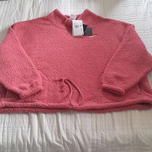 Nike Therma-Fit Fleece Sweatshirt in Archaeo Pink, 1X